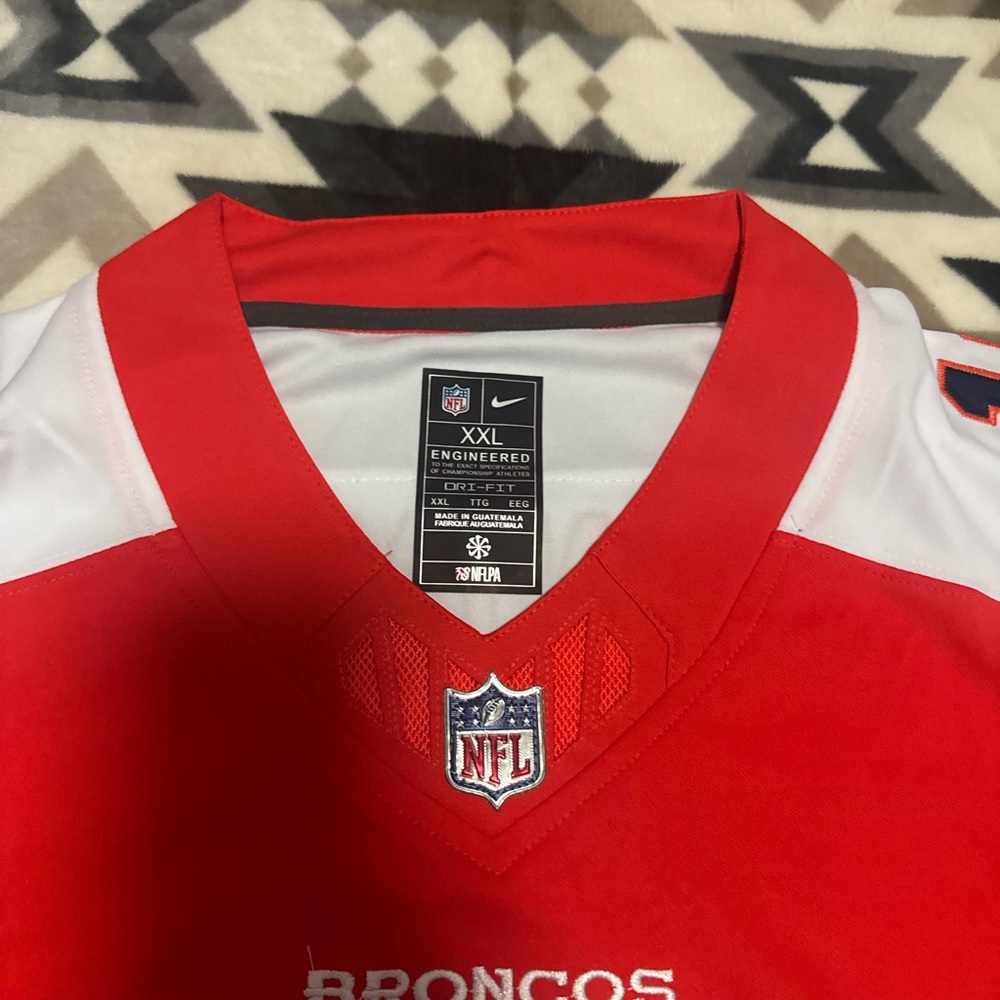 Bo Nix Denver Broncos Stitched Adult Jersey - Picture 7 of 8
